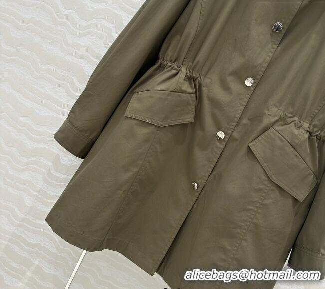 Most Popular Prada Coat 0411 Green 2025