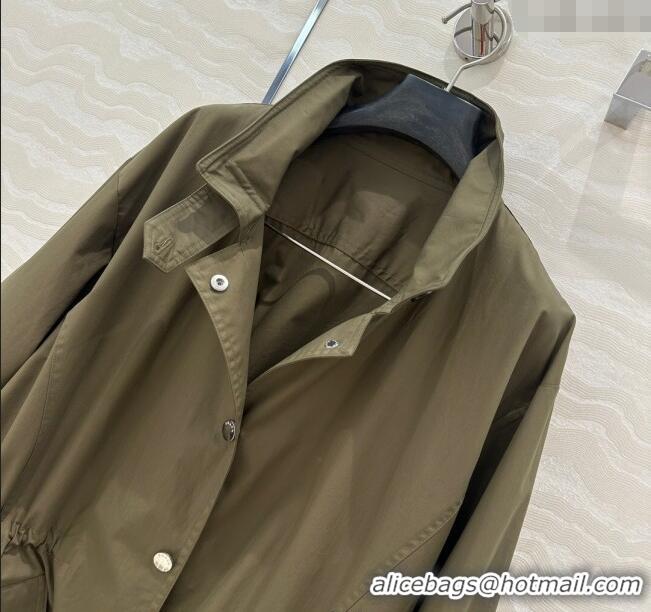 Most Popular Prada Coat 0411 Green 2025