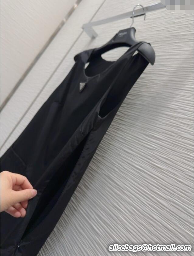 Best Price Prada Nylon Dress 0411 Black 2025