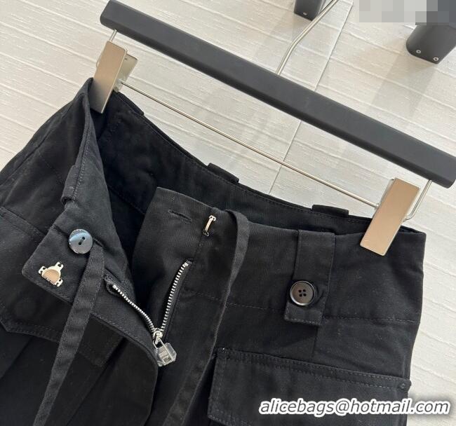 Pretty Style Prada Cotton Denim Skirt 042901 Black 2025