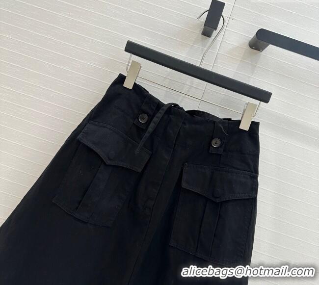 Pretty Style Prada Cotton Denim Skirt 042901 Black 2025