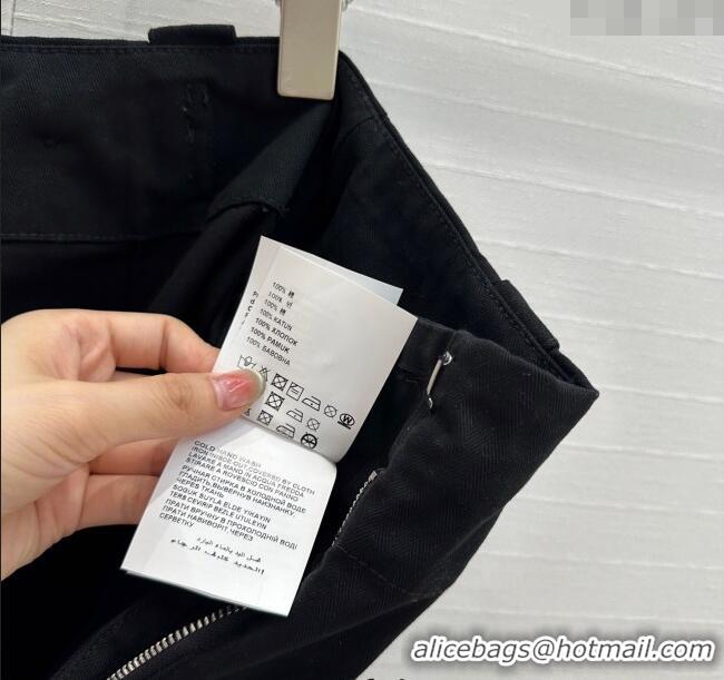Pretty Style Prada Cotton Denim Skirt 042901 Black 2025