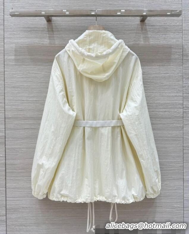 New Design Prada Cotton Jacket 042904 White 2025