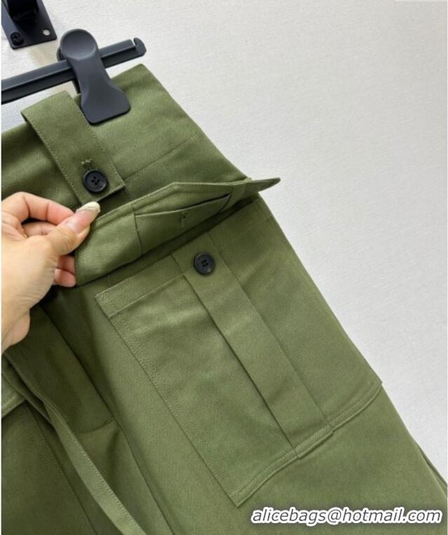 ​Buy Fashionable Prada Pockets Skirt 30003 Green 2025