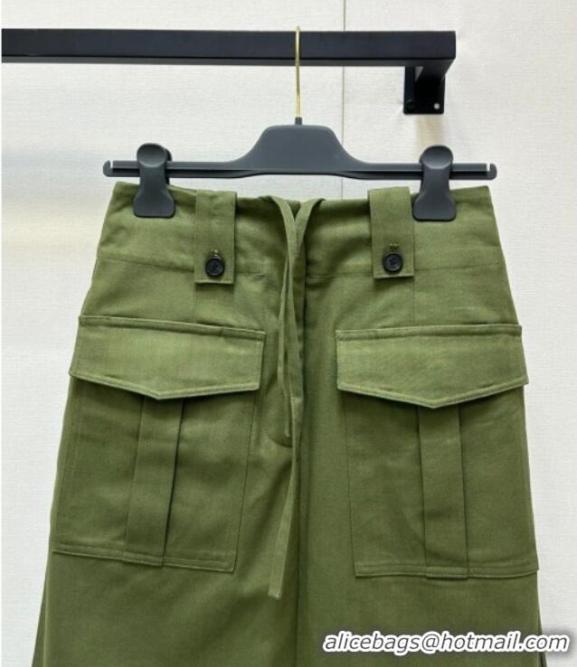 ​Buy Fashionable Prada Pockets Skirt 30003 Green 2025