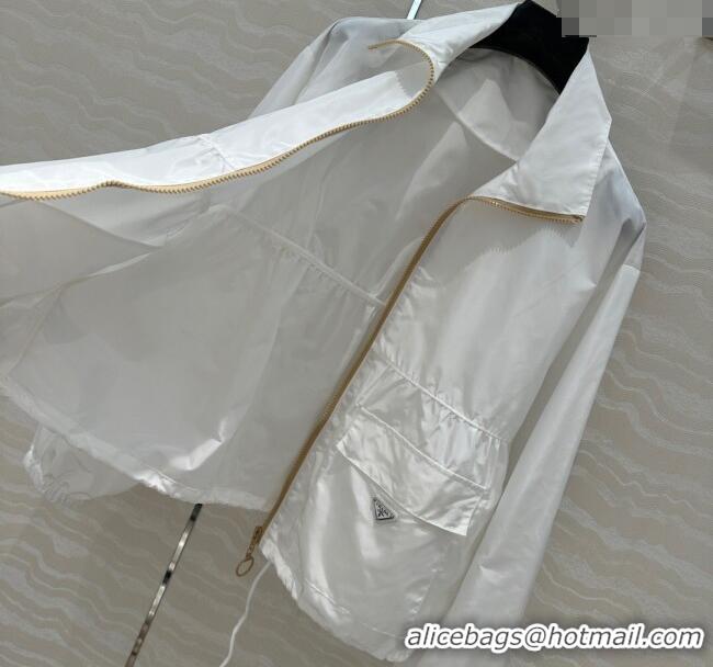 Luxury Discount Prada Jacket 30058 White 2025