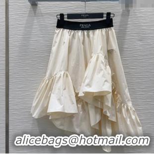 Unique Grade Prada Skirt 30064 Cream Beige 2025