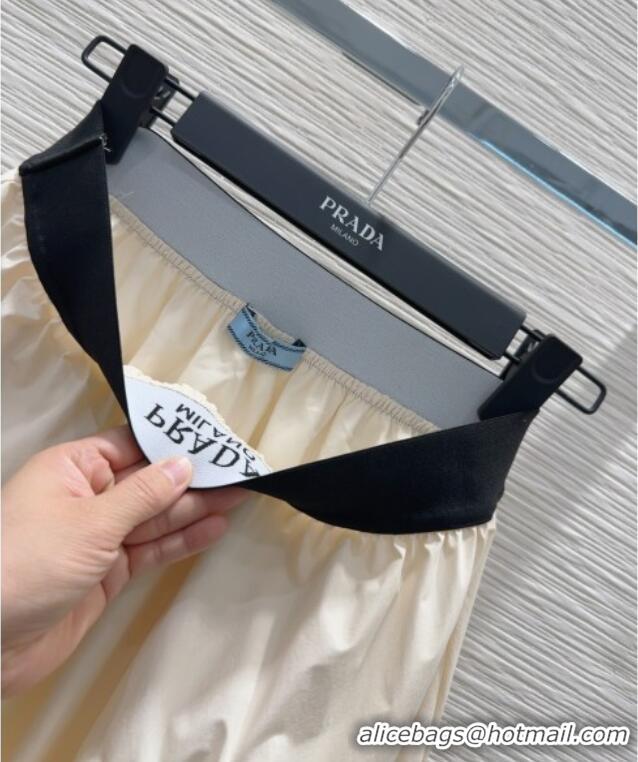 Unique Grade Prada Skirt 30064 Cream Beige 2025