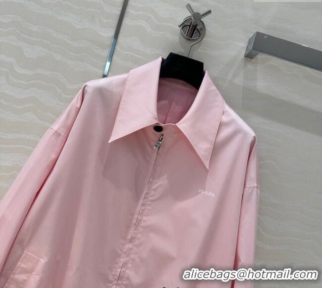 Buy New Cheap Prada Cotton Shirt 30066 Pink 2025