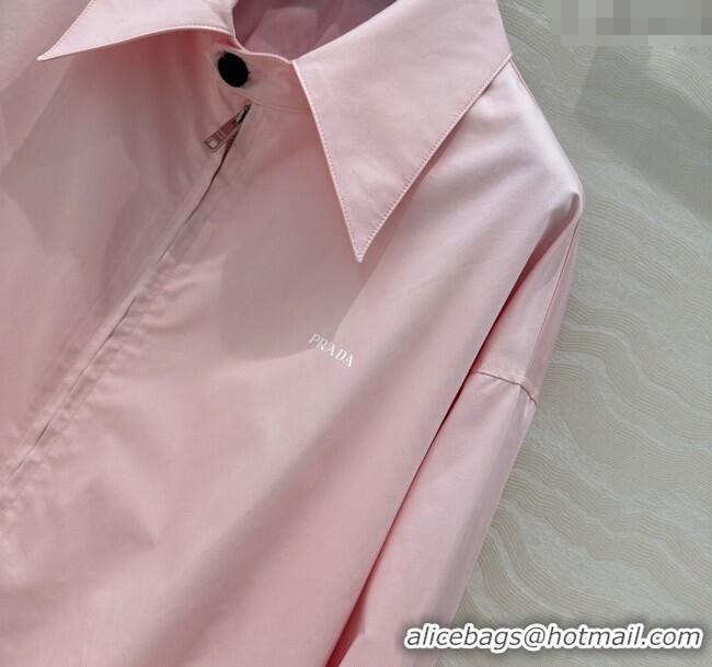 Buy New Cheap Prada Cotton Shirt 30066 Pink 2025