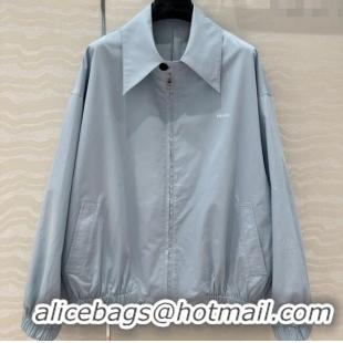 Reasonable Price Prada Cotton Shirt 30066 Blue 2025