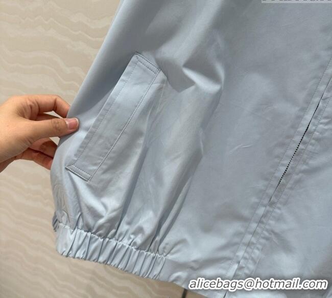 Reasonable Price Prada Cotton Shirt 30066 Blue 2025
