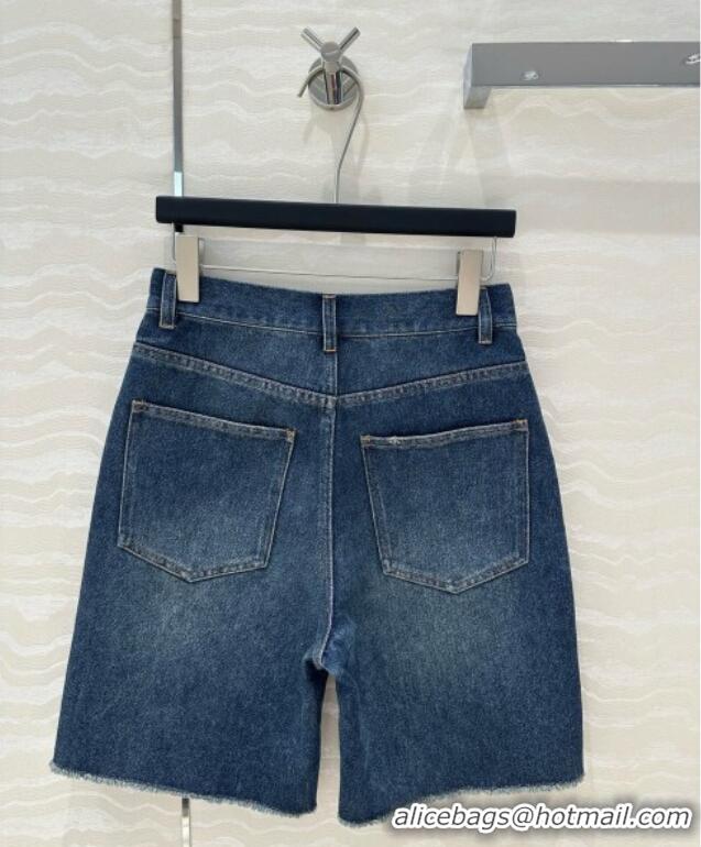 Super Quality Prada Denim Shorts P050707 Blue 2025