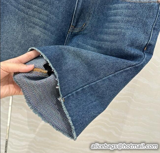 Super Quality Prada Denim Shorts P050707 Blue 2025