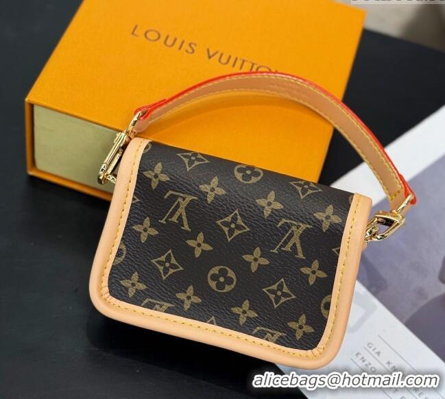 Buy Discount Louis Vuitton LV Nano Diane Chain Pouch 0512 Brown 2025