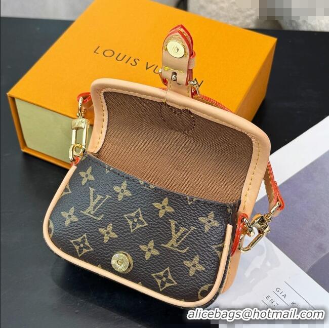 Buy Discount Louis Vuitton LV Nano Diane Chain Pouch 0512 Brown 2025