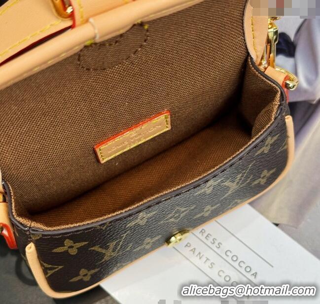 Buy Discount Louis Vuitton LV Nano Diane Chain Pouch 0512 Brown 2025