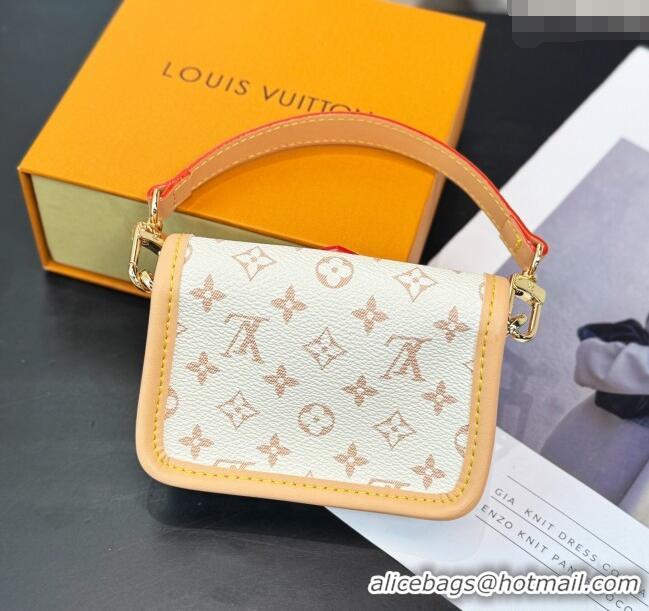 Buy Cheap Louis Vuitton LV Nano Diane Chain Pouch 0512 White/Nude 2025