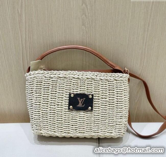Reasonable Price Louis Vuitton Straw Basket Bag LV051301 Beige 2025