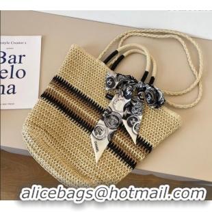Famous Brand Chanel Straw Basket Bag CH051304 Beige 2025