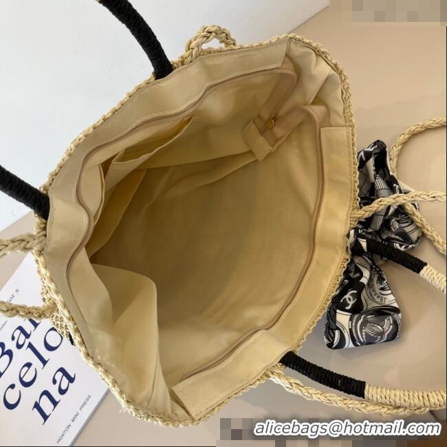 Famous Brand Chanel Straw Basket Bag CH051304 Beige 2025