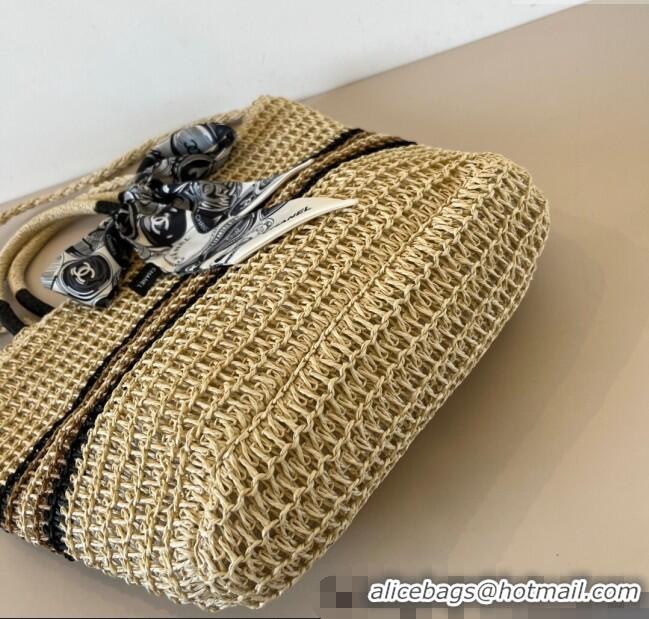 Famous Brand Chanel Straw Basket Bag CH051304 Beige 2025