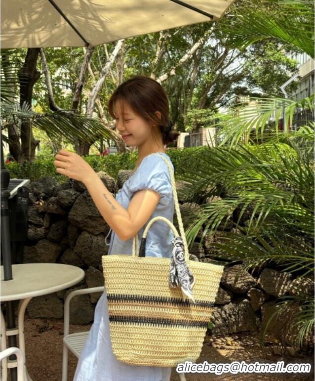 Famous Brand Chanel Straw Basket Bag CH051304 Beige 2025