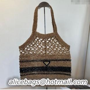 Grade Price Prada Straw Bag PR051301 Khaki 2025