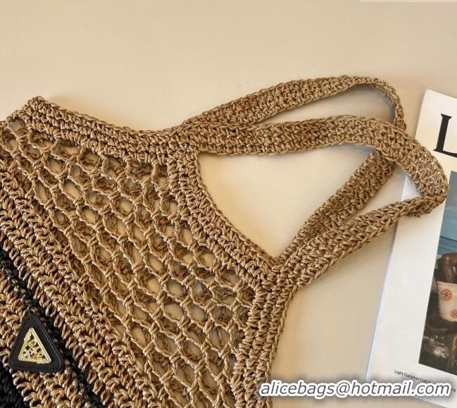 Grade Price Prada Straw Bag PR051301 Khaki 2025