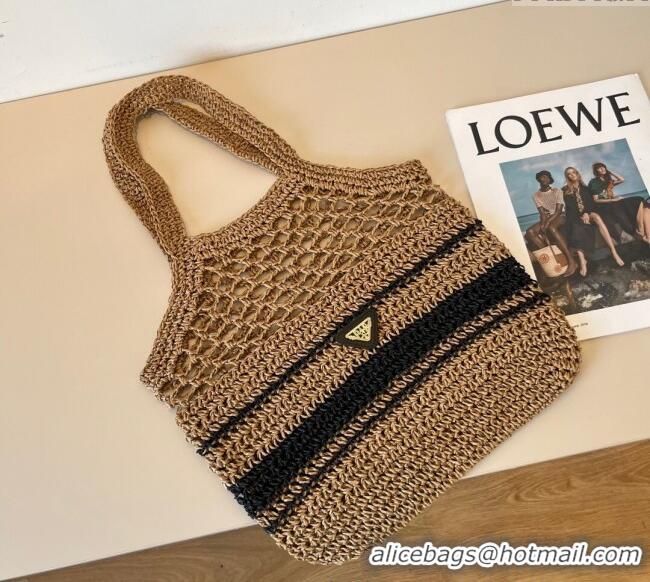 Grade Price Prada Straw Bag PR051301 Khaki 2025