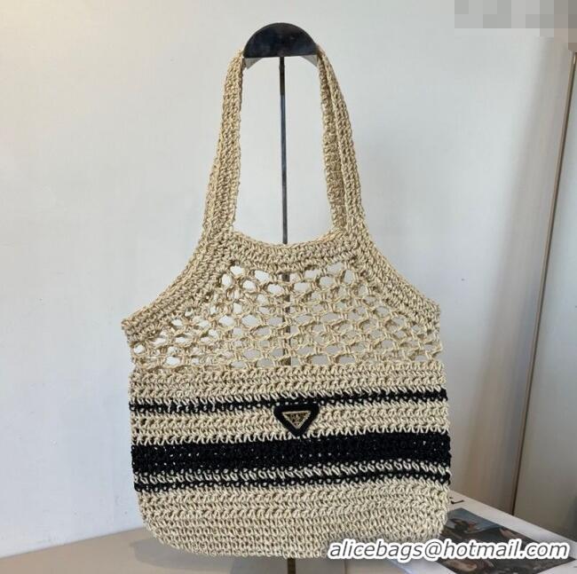 Reasonable Price Prada Straw Bag PR051301 Beige 2025