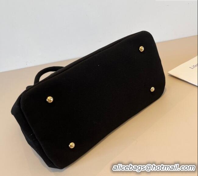 Well Crafted Prada Canvas Tote Bag PR051304 Black 2025