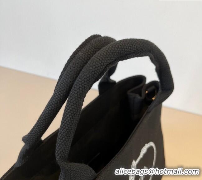 Well Crafted Prada Canvas Tote Bag PR051304 Black 2025