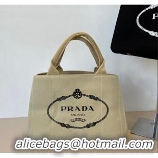 Traditional Discount Prada Canvas Tote Bag PR051304 Beige 2025