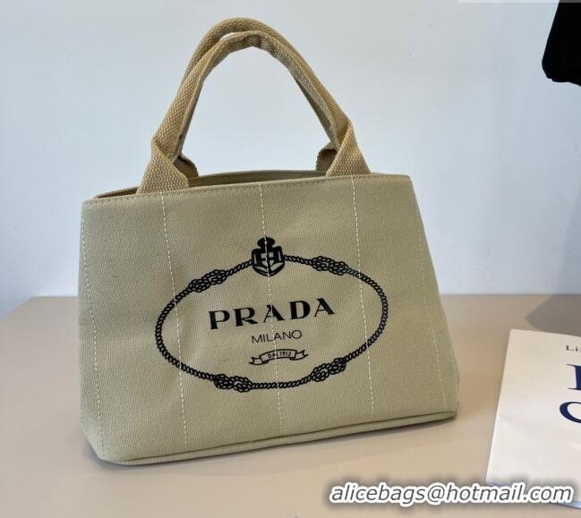 Traditional Discount Prada Canvas Tote Bag PR051304 Beige 2025