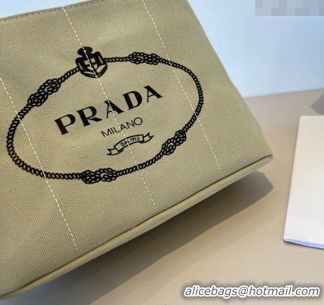 Traditional Discount Prada Canvas Tote Bag PR051304 Beige 2025