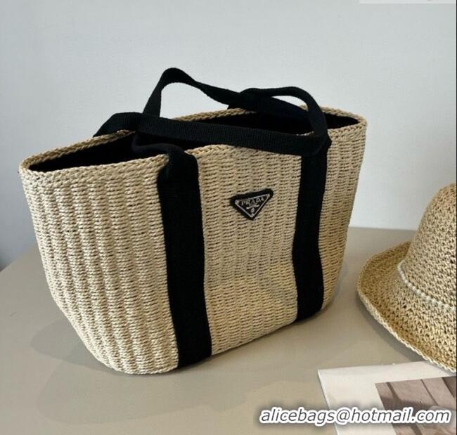 Grade Design Prada Straw Basket Bag PR051305 Beige 2025
