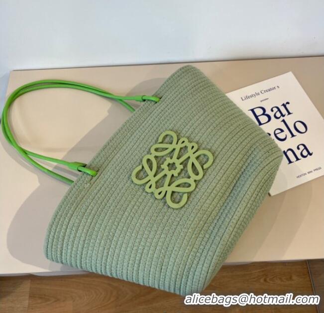 Buy Promotional Loewe Straw Basket Bag LW051301 Green 2025