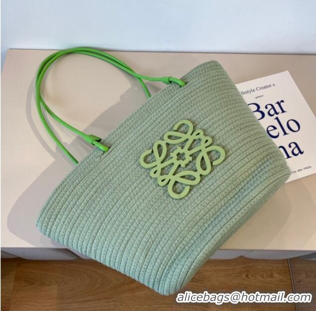 Buy Promotional Loewe Straw Basket Bag LW051301 Green 2025