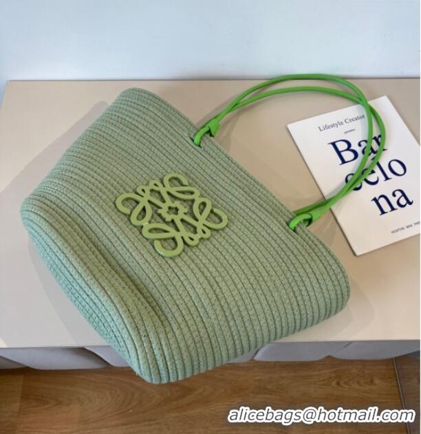 Buy Promotional Loewe Straw Basket Bag LW051301 Green 2025