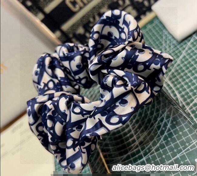 Famous Brand Dior Oblique Hair Ring 0111 Blue 2024