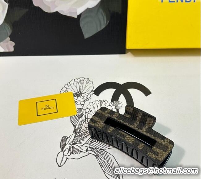Grade Promotional Fendi FF Hair Clip F0111 Brown 2024