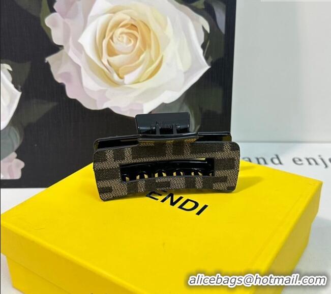 Grade Promotional Fendi FF Hair Clip F0111 Brown 2024