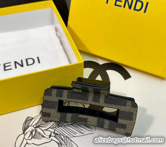 Grade Promotional Fendi FF Hair Clip F0111 Brown 2024