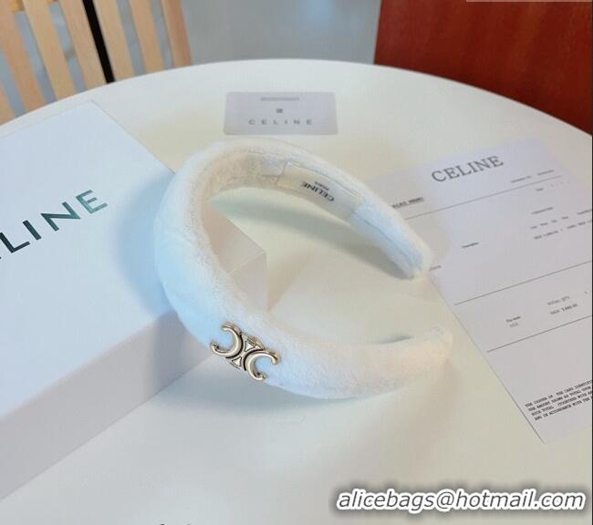 Hot Sell Cheap Celine Fur Heaband 0131 White 2024