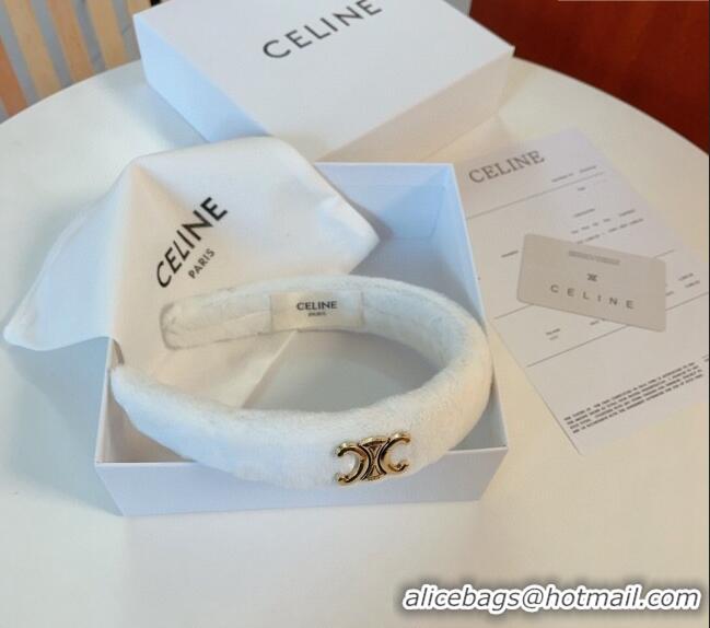 Hot Sell Cheap Celine Fur Heaband 0131 White 2024