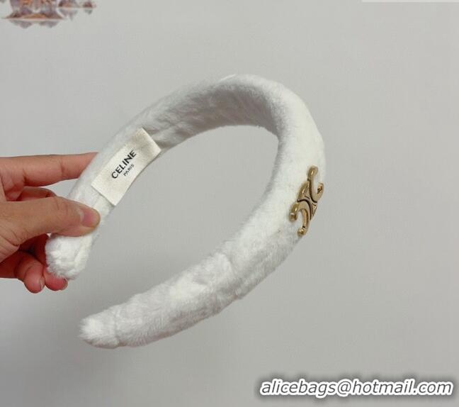Hot Sell Cheap Celine Fur Heaband 0131 White 2024