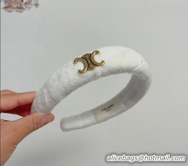 Hot Sell Cheap Celine Fur Heaband 0131 White 2024