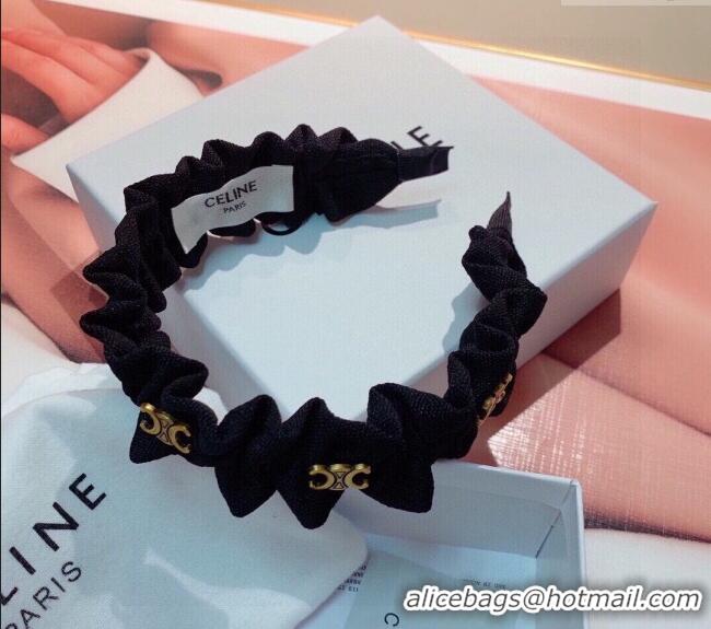 Best Price Celine Wave Heaband 0131 Black 2024