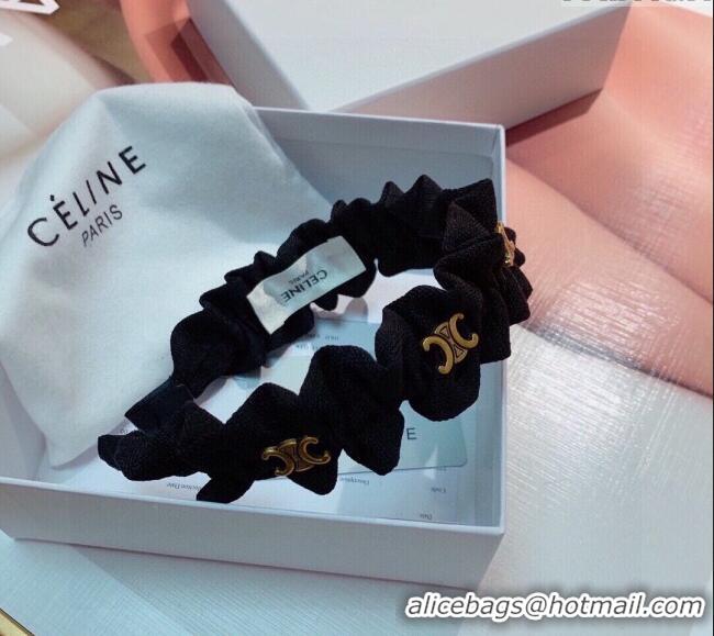 Best Price Celine Wave Heaband 0131 Black 2024